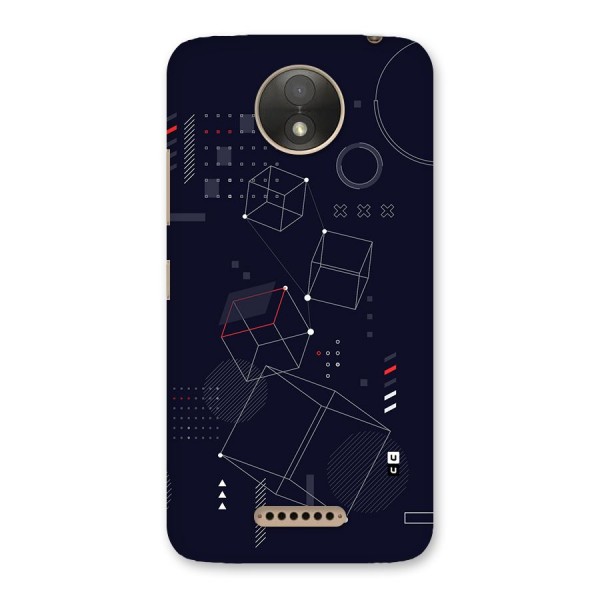 Royal Abstract Shapes Back Case for Moto C Plus