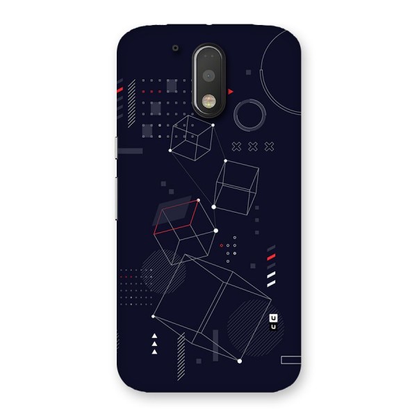 Royal Abstract Shapes Back Case for Moto G4 Plus