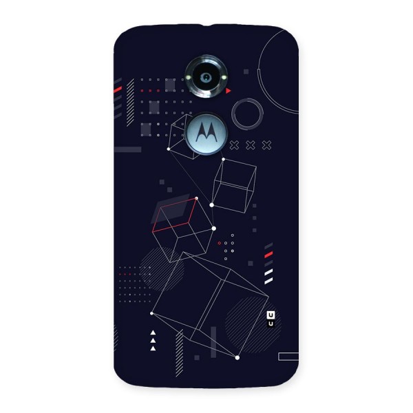 Royal Abstract Shapes Back Case for Moto X2