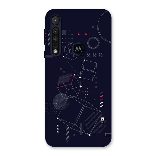 Royal Abstract Shapes Back Case for Motorola One Macro