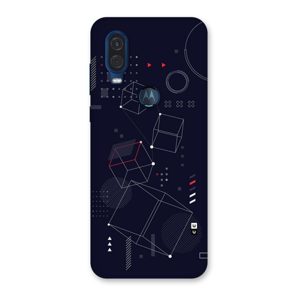Royal Abstract Shapes Back Case for Motorola One Vision