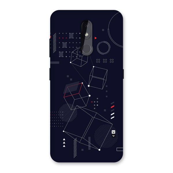 Royal Abstract Shapes Back Case for Nokia 3.2