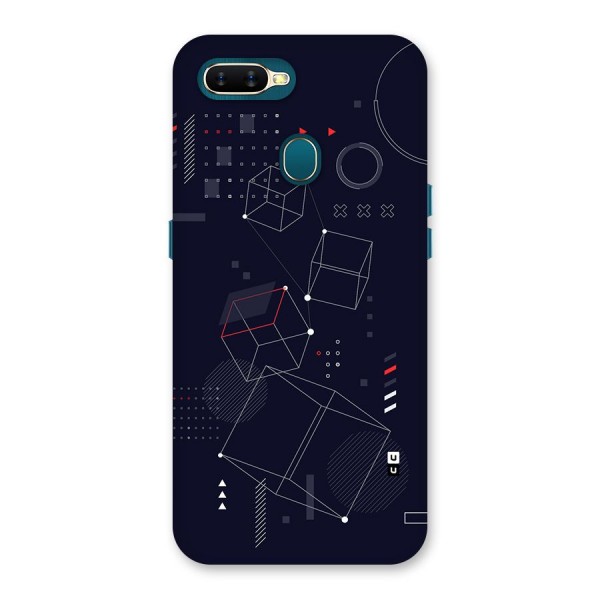 Royal Abstract Shapes Back Case for Oppo A7
