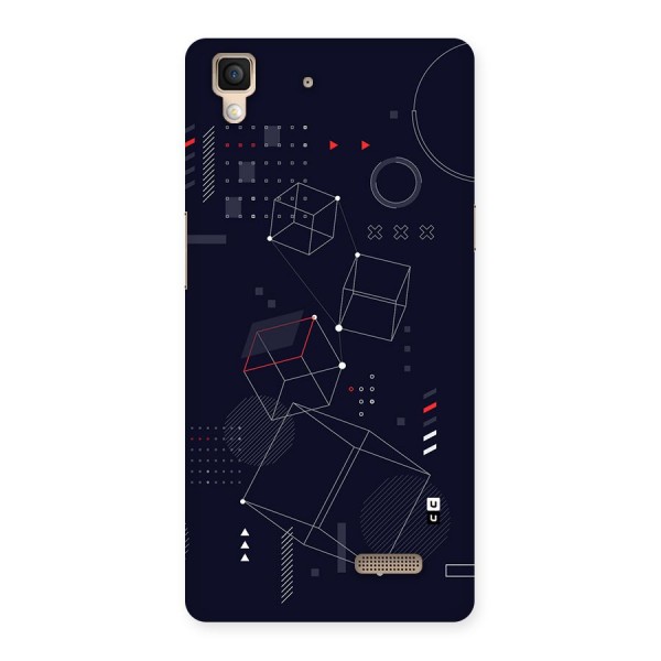 Royal Abstract Shapes Back Case for Oppo R7