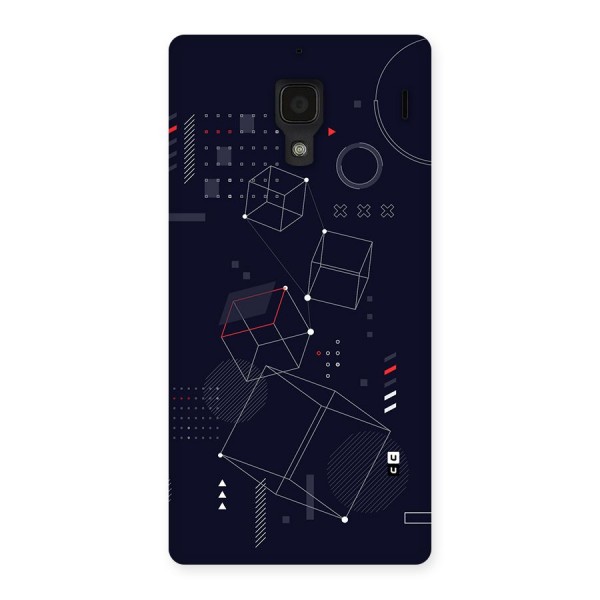 Royal Abstract Shapes Back Case for Redmi 1s