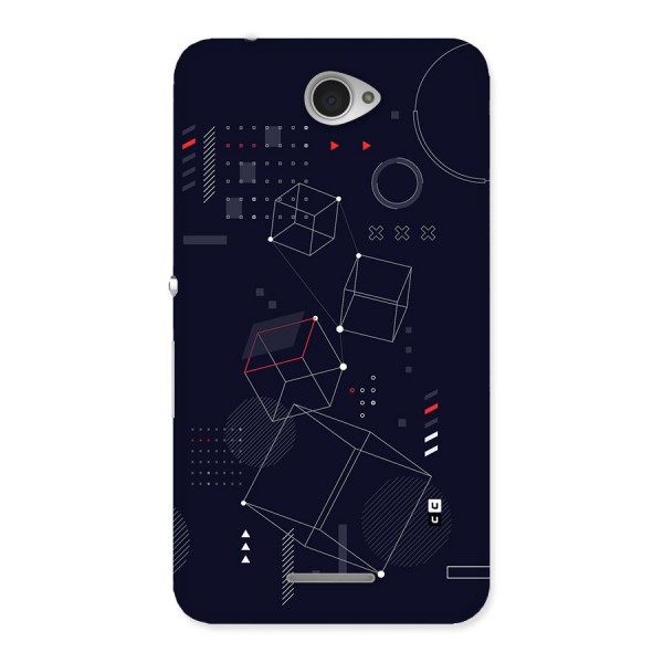 Royal Abstract Shapes Back Case for Xperia E4