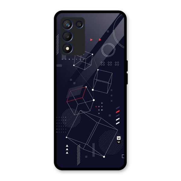 Royal Abstract Shapes Glass Back Case for Realme 9 5G Speed