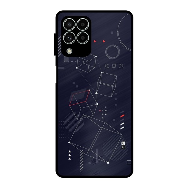 Royal Abstract Shapes Metal Back Case for Galaxy M33