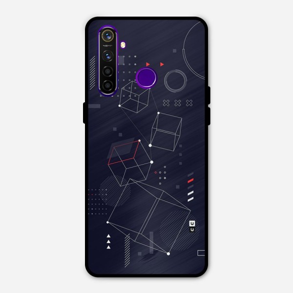 Royal Abstract Shapes Metal Back Case for Realme 5 Pro