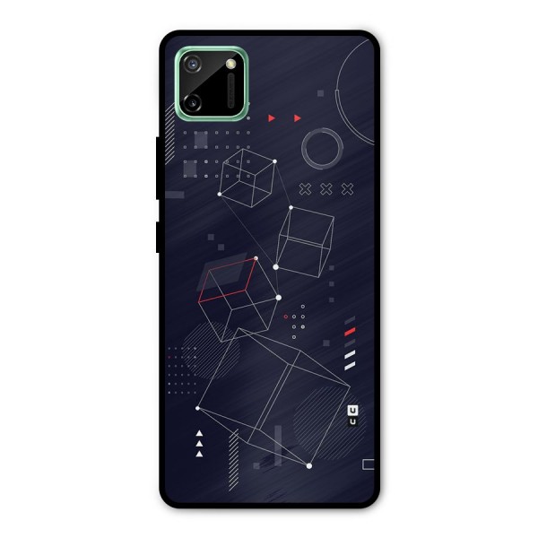 Royal Abstract Shapes Metal Back Case for Realme C11