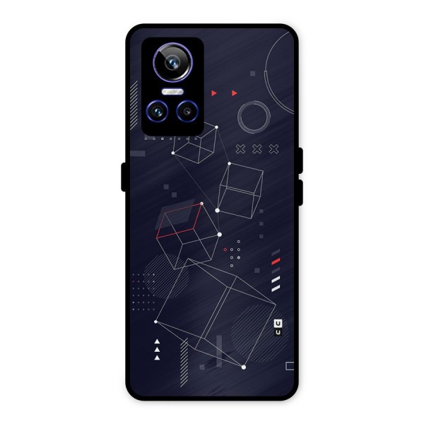 Royal Abstract Shapes Metal Back Case for Realme GT Neo 3