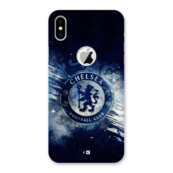Royal Blues Squad Back Case for iPhone X Logo Cut
