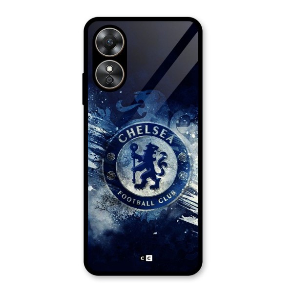 Royal Blues Squad Glass Back Case for Oppo A17