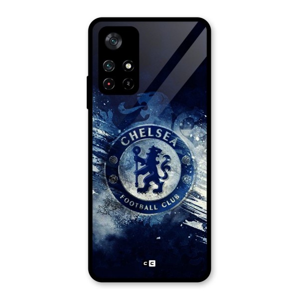 Royal Blues Squad Glass Back Case for Poco M4 Pro 5G