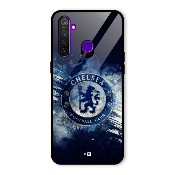 Royal Blues Squad Glass Back Case for Realme 5 Pro