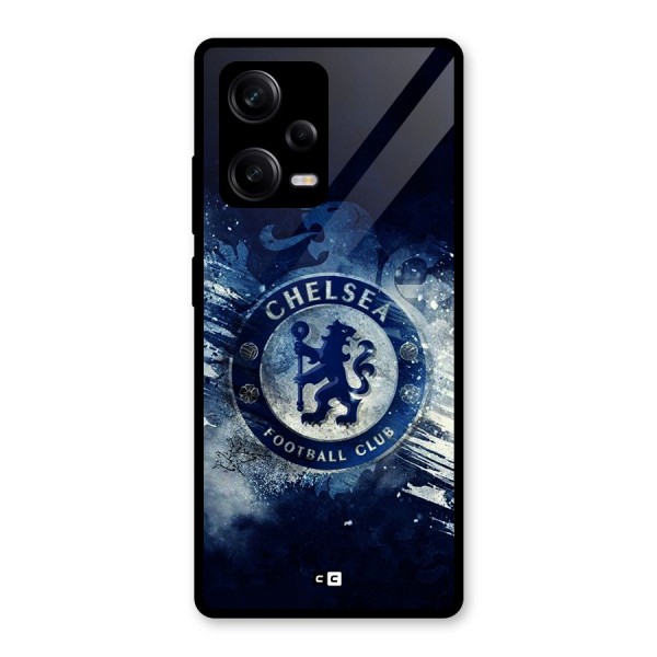 Royal Blues Squad Glass Back Case for Redmi Note 12 Pro