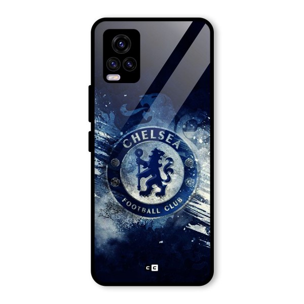 Royal Blues Squad Glass Back Case for Vivo V20 2021