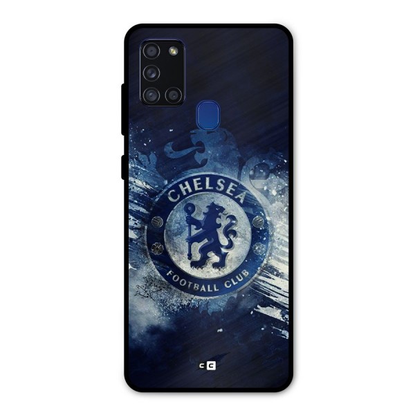 Royal Blues Squad Metal Back Case for Galaxy A21s