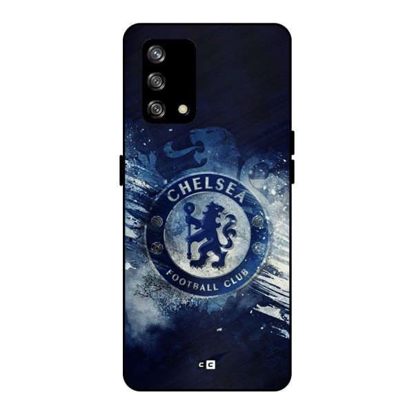 Royal Blues Squad Metal Back Case for Oppo F19s