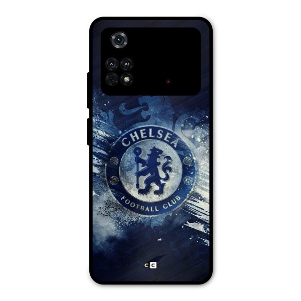 Royal Blues Squad Metal Back Case for Poco M4 Pro 4G