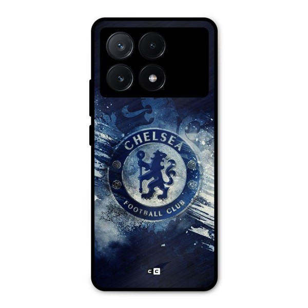 Royal Blues Squad Metal Back Case for Poco X6 Pro