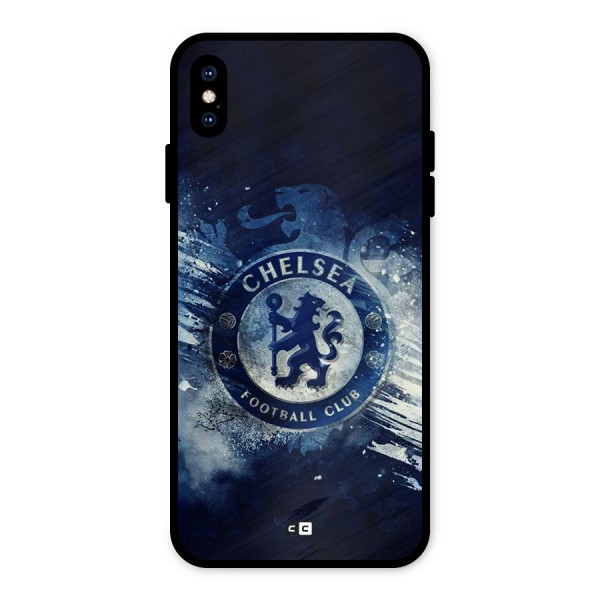 Royal Blues Squad Metal Back Case for iPhone XS Max