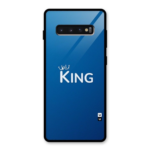 Royal King Glass Back Case for Galaxy S10 Plus