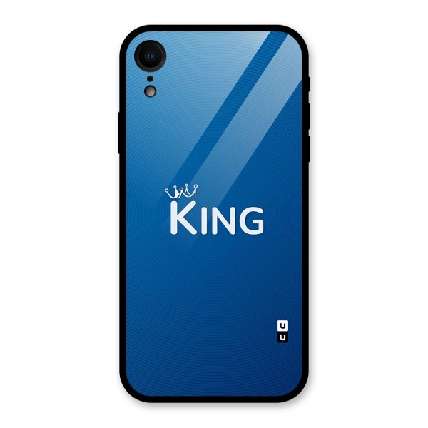 Royal King Glass Back Case for iPhone XR