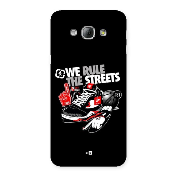 Rule The Streets Back Case for Galaxy A8