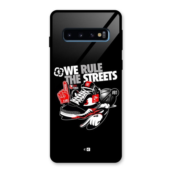 Rule The Streets Glass Back Case for Galaxy S10
