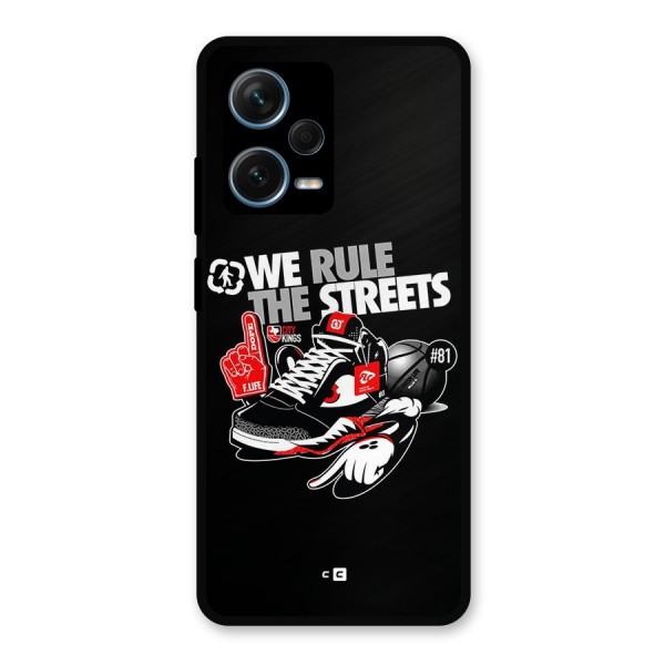 Rule The Streets Metal Back Case for Redmi Note 12 Pro Plus 5G