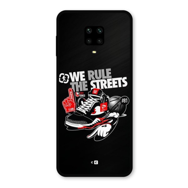 Rule The Streets Metal Back Case for Redmi Note 9 Pro Max