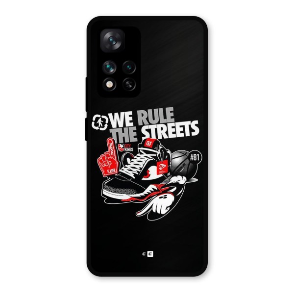 Rule The Streets Metal Back Case for Xiaomi 11i Hypercharge 5G