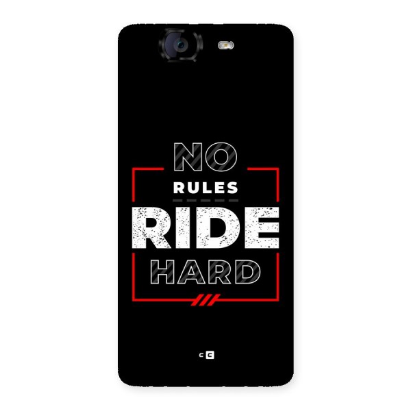 Rules Ride Hard Back Case for Canvas Knight A350
