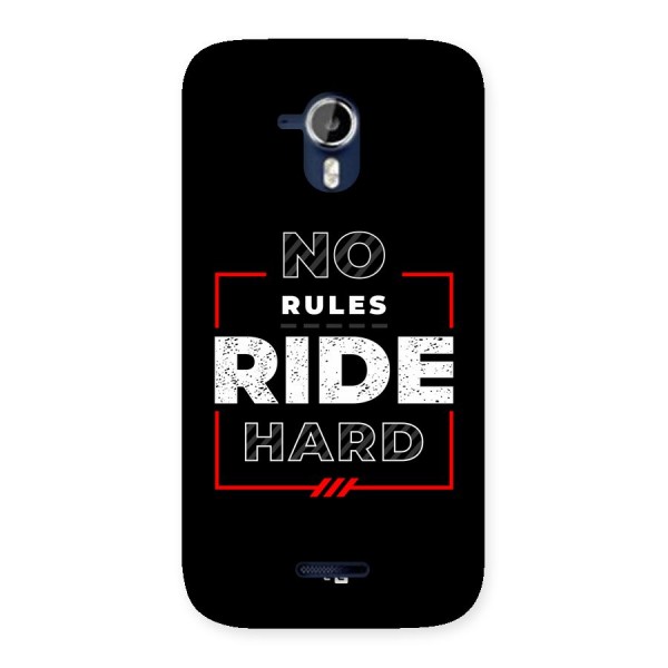 Rules Ride Hard Back Case for Canvas Magnus A117