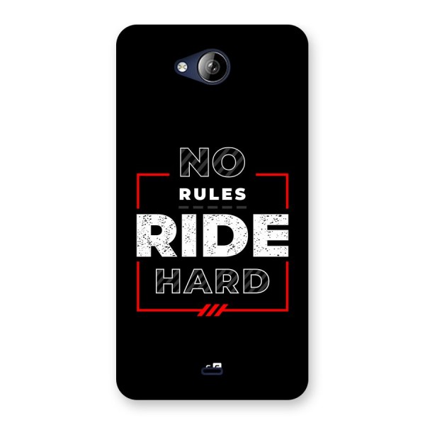 Rules Ride Hard Back Case for Canvas Play Q355