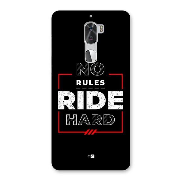 Rules Ride Hard Back Case for Coolpad Cool 1
