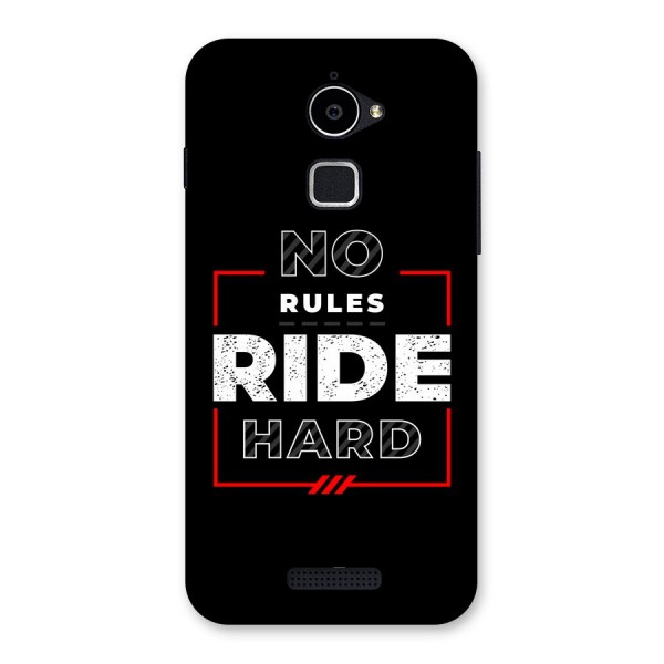 Rules Ride Hard Back Case for Coolpad Note 3 Lite