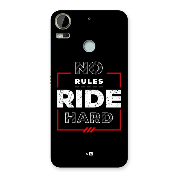 Rules Ride Hard Back Case for Desire 10 Pro