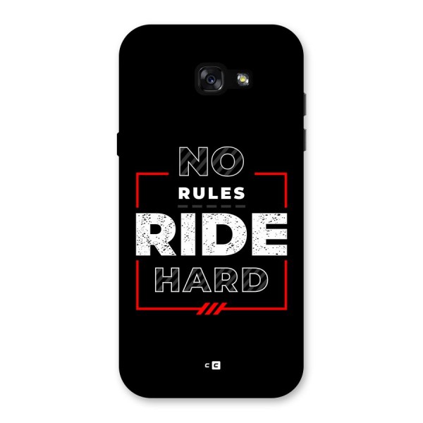 Rules Ride Hard Back Case for Galaxy A7 (2017)