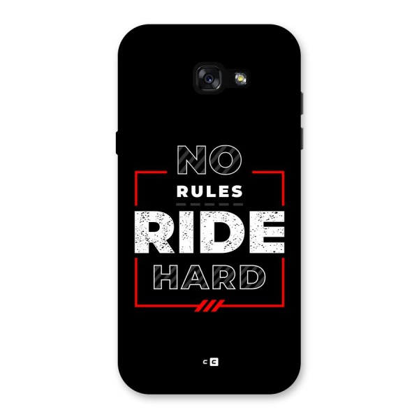 Rules Ride Hard Back Case for Galaxy A7 (2017)