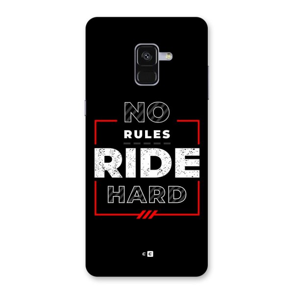 Rules Ride Hard Back Case for Galaxy A8 Plus