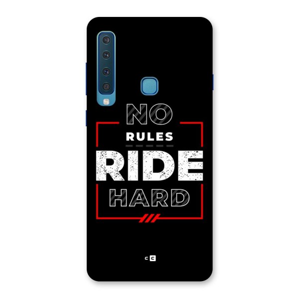 Rules Ride Hard Back Case for Galaxy A9 (2018)