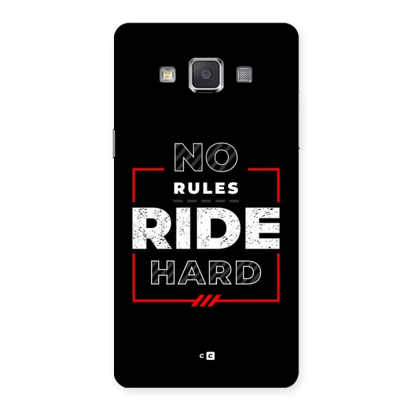 Rules Ride Hard Back Case for Galaxy Grand 3