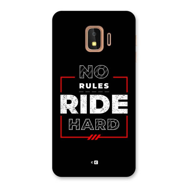 Rules Ride Hard Back Case for Galaxy J2 Core