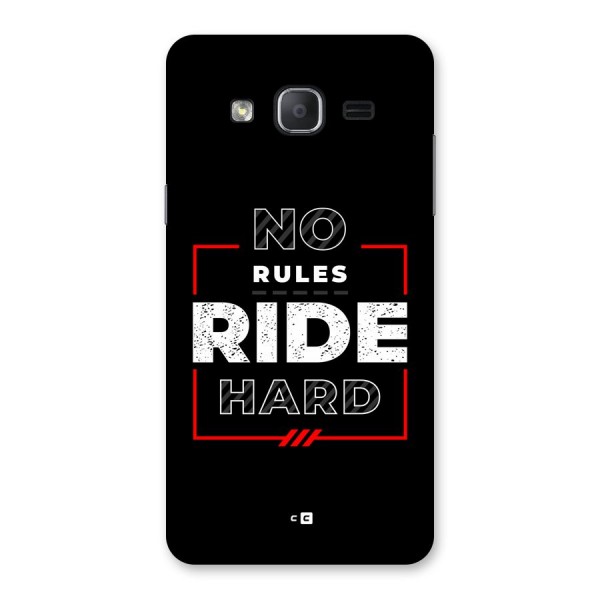 Rules Ride Hard Back Case for Galaxy On7 2015