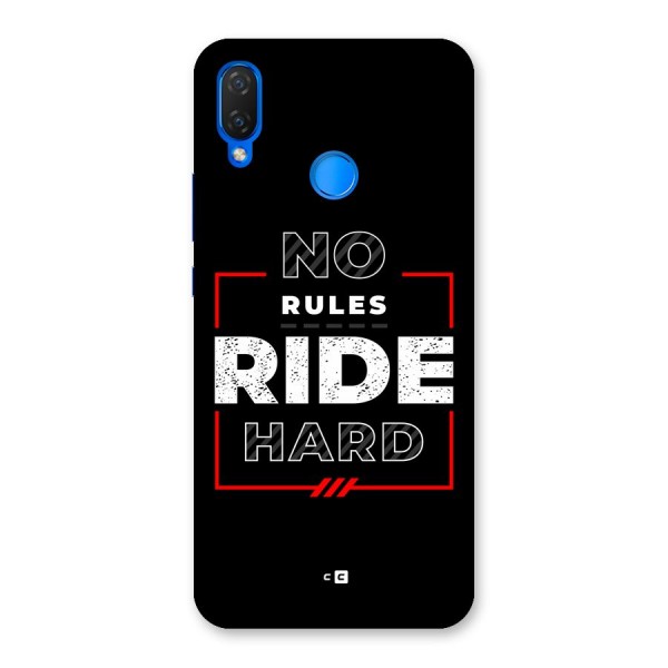 Rules Ride Hard Back Case for Huawei P Smart Plus