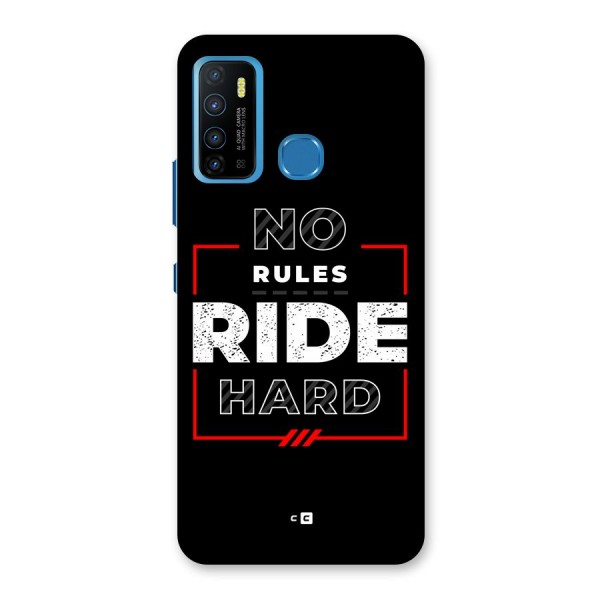 Rules Ride Hard Back Case for Infinix Hot 9