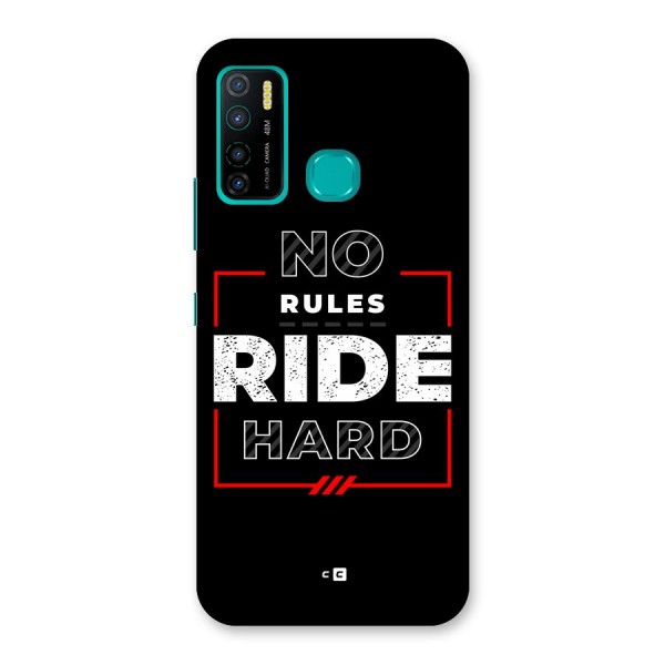 Rules Ride Hard Back Case for Infinix Hot 9 Pro