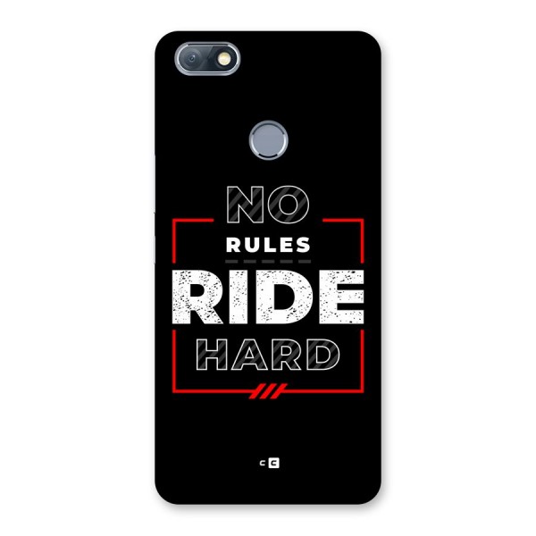 Rules Ride Hard Back Case for Infinix Note 5